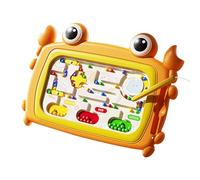 Labyrinthe Magnétique - Jeu Éducatif Amusant Forme Crabe avec Stylo - Labyrinthe Magnétique des Couleurs | pour D'Âge Préscolaire Garçons Filles Pâques Saint-Valentin