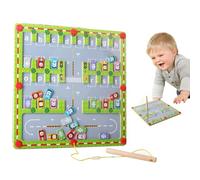 Labyrinthe magnétique | Jouets éducatifs en Bois Portables pour Voyages | Puzzle Labyrinthe pour Apprendre l'alphabet pour, Filles et étudiants d'âge préscolaire