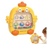 Labyrinthe magnétique, labyrinthe de nombres magnétiques, Jeu de société labyrinthe magnétique de conception de poulet, Jouets de voyage pour garçons et filles à partir de 4 ans, jouets de motricité f