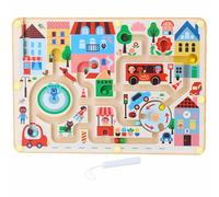 Labyrinthe magnétique Ma petite ville - Multicolore - 30 x 22 cm