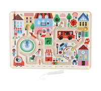 Labyrinthe magnétique Ma petite ville - Multicolore - 30 x 22 cm