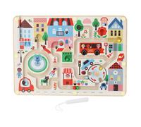 Labyrinthe magnétique Ma petite ville - Multicolore - 30 x 22 cm