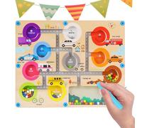 Labyrinthe Magnétique - Puzzle Animaux et Véhicules Jeu pour Tout-Petits - Jouet STIM de Correspondance pour Garçons Filles Tout-Petits