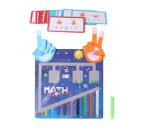 Labyrinthe Mathématique Nombres Compte avec Les Doigts | Jeu Éducatif Apprentissage Numéros pour Petits | Outils d'apprentissage Précoce pour Les D'âge Préscolaire Et Les