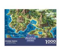 Labyrinthe- Puzzle The Art of Colour : Game Carte- 1000 Pièces, Série Pleine De Couleurs, Pièces Parfaitement Assorties, pour Adultes Et Enfants À Partir De 12 Ans 38x26cm/1000pcs