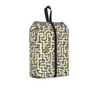 Labyrinthe Treasure Map Sac à chaussures de voyage résistant à l'eau avec poignée pour valise, baskets, bottes, gym, 1 pièce, 1 pièce., One Size, Classique