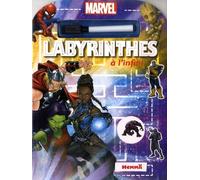 Marvel - Labyrinthes à l'infini - Livre-jeu avec feutre effaçable - Dès 5 ans