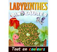 Labyrinthes Dinosaures Enfants 5-8ans: 50 Labyrinthes en Couleurs | Livre de Puzzles pour Enfants | Grand Format | Illustrations Dinosaures | Carnet ... Enfants | Jeu Labyrinthe Junior | Idée cadeau