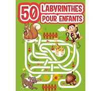 Labyrinthes pour enfants: Cahier de vacances comportant des jeux et activités pour enfants à partir de 4 ans