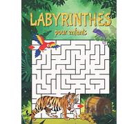 Labyrinthes pour Enfants: Livre Labyrinthes avec 40 Puzzles Labyrinthes Éducatifs et Amusants Pour les Enfants de Plus de 5 Ans