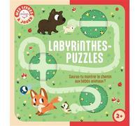 Labyrinthes-puzzles - Sauras-tu aider les bébés animaux ? - Susann Hoffmann - Milan Eds - cartonné - Livre-jeu