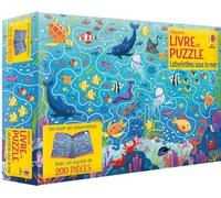 Labyrinthes sous la mer - Coffrets Livre et puzzle 200 pieces + 1 livre - Sam Smith - Usborne - Boîte ou accessoire - Jeux livres objets