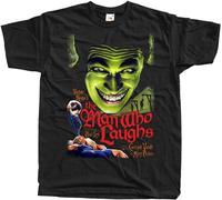 LABZAADGUK Casual T-Shirt The Man Who Laughs Paul Leni Movie Poster 1928 MensDie Hard Christmas S Black M