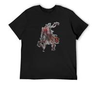 LABZAADGUK Men's T-Shirt Hellboy Demon Black 3XL