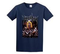 LABZAADGUK Men's T-Shirt Immolation Here in After Black XL