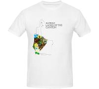 LABZAADGUK Men's T-Shirt Joni Mitchell Ladies of The Canyon Graphics for Men Crew Neck Black XXL