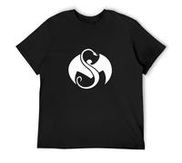LABZAADGUK Men's T-Shirt Strange Music Record Black L