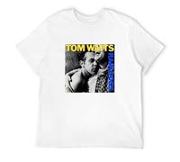 LABZAADGUK Men's T-Shirt Tom Waits Rain Dogs Black XL