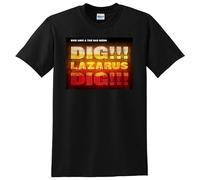 LABZAADGUK Street T-Shirt Nick Cave and The Bad Seeds Dig Lazarus Dig Christmas Mens Black L