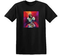 LABZAADGUK Trendy T-Shirt J. Cole Kod Rap Album Cover Short Sleeve Black 3XL