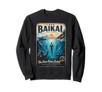 Lac Baïkal Sibérie Russie The Deep Keeps Secrets Mystery Sweatshirt