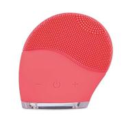 Lac Brosse de nettoyage du visage en silicone, masseur électrique pour un nettoyage en profondeur, massage du visage, charge USB, rose vif, peau normale (peau normale)