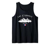 Lac d'Annecy Haute-Savoie France Station de Montagne Drapeau Français Débardeur