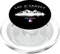 Lac d'Annecy Haute-Savoie France Station de Montagne Drapeau Français PopSockets PopGrip pour MagSafe