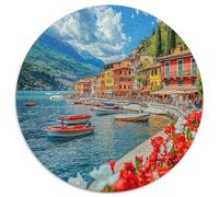 lac de Côme 1000 Pièces Puzzle pour Adulte Détente & Relaxation Jeu Cadeau Unique Adultes Enfants 1000pcs (67.5x67.5cm)