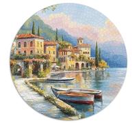 lac de Côme 1000 Pièces Puzzle pour Adulte Jeu D'Intelligence Jeu Cadeau Unique Adultes Et Enfants Dès 14 Ans 1000pcs (67.5x67.5cm)