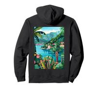 Lac de Côme Italie Esthétique Art Sweat à Capuche