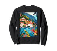 Lac de Côme Italie Esthétique Art Sweatshirt