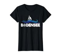 Lac de Constance Voiles Triangulaire Lac de Constance T-Shirt Graphique avec Valeur