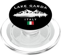 Lac de Garde Italie Lago Di Garda Montagnes Drapeau Italien PopSockets PopGrip pour MagSafe