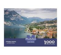 Lac de Garde Puzzle 1000 Pièces pour Adults Adolescents Et Enfants Puzzles Éducatifs Puzzle en Papier Écologique 70x50cm/1000pcs