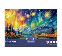 Lac des Montagnes Étoilées Puzzle Adulte 1000 Pièces De Qualité Supérieure - Le Challenge À Dimension Éducative : Le Cadeau Adultes/14+ par Excellence 38x26cm/1000pcs