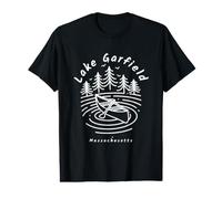 Lac Garfield, Massachusetts T-Shirt Graphique avec Valeur
