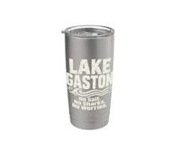 Lac Gaston Eau Douce Lac Life Bateau Humour Famille Gobelet isotherme en acier inoxydable double paroi
