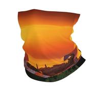 Lac Léman Suisse Écharpe Demi-Visage Séchage Rapide Chapeaux Demi-Visage Multi-Usage Echarpe Gaiter pour Sports Cyclisme Vélo 25X50Cm