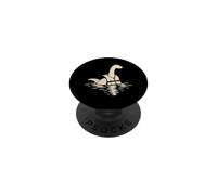 Lac Loch Ness : Monstres et Amoureux de la Nature, Camping, Lacs en Plein air PopSockets PopGrip Adhésif