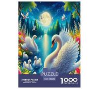 lac Lune Puzzle 1000 Pièces Educa Jouet en Bois Jeu D'Intelligence Décoration Intérieure Jeu Éduchatif Challenge Toy Adultes & Enfants des 14 Ans 38x26cm/1000pcs