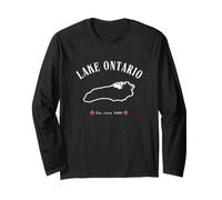 Lac Ontario du Canada vers 1660 Rétro Vintage Manche Longue