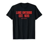 Lac Ontario Est 1615 Canada Retro T-Shirt