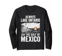 Lac Ontario Et Golfe du Mexique Drôle, Amoureux des Lacs Manche Longue
