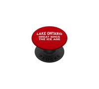Lac Ontario Grand Depuis l'ère glaciaire Humour Canadien PopSockets PopGrip Adhésif