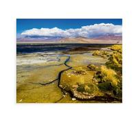 Lac salé dans Les Hautes Terres des Andes，1000 Pièces Puzzle pour Adultes Enfants Adolescents, Intelligence Soulagement du Stress Divertissement Papier Jouets Bricolage Anniversaire（50x70cm）-BB79