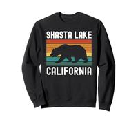 Lac Shasta, Californie, Cali Bear Vintage, Vallée Centrale de Cali Sweatshirt