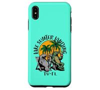 Lac Sumter Landing TV Floride Fun Lamantin Alligator Coque pour iPhone XS Max