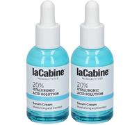 LaCabine® 20% Solution D'Acide Hyaluronique Sérum Crème Solution(S) 2x30 ml