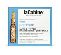 laCabine Ampoules Eye Contour 10 x 2 ml | Réduit les yeux, les poches et les rides | Contour des yeux avec caféine, peptides et acide hyaluronique | regard radiant et reposant